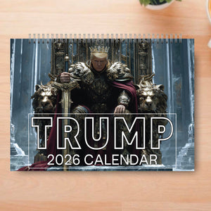 Cool Trump 2026 Wall Calendar | MAGA Calendar | Christmas Eve 2026 Gifts | Gift For Trump Supporters 683165 - GOP