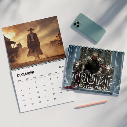 Cool Trump 2026 Wall Calendar | MAGA Calendar | Christmas Eve 2026 Gifts | Gift For Trump Supporters 683165 - GOP