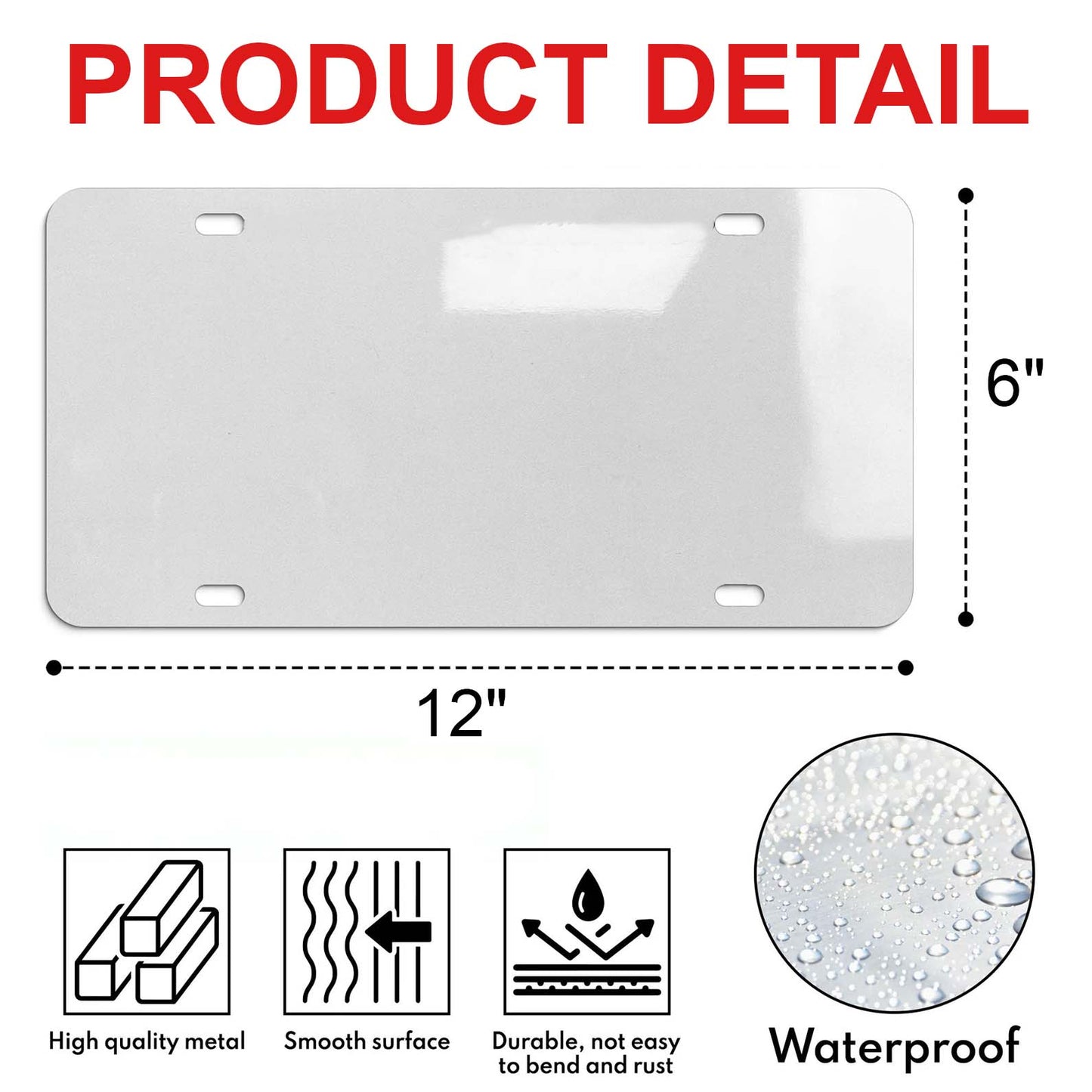 Personalized Custom Text License Plate | Gift for Husband, Dad - 683347