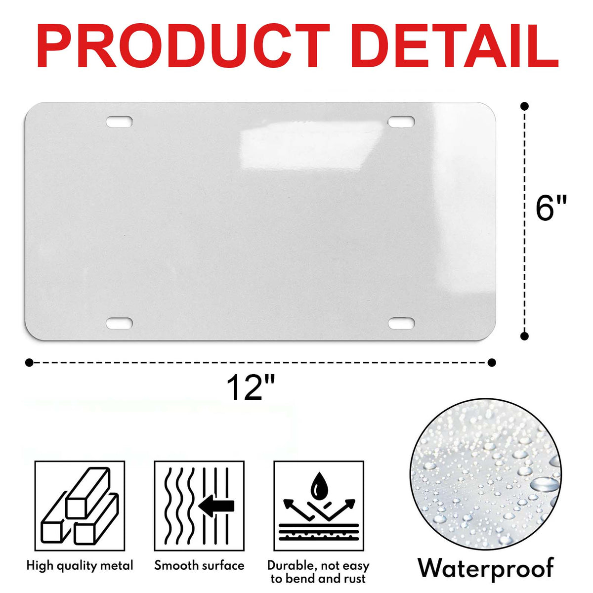 Personalized Custom Text License Plate | Gift for Husband, Dad - 683347