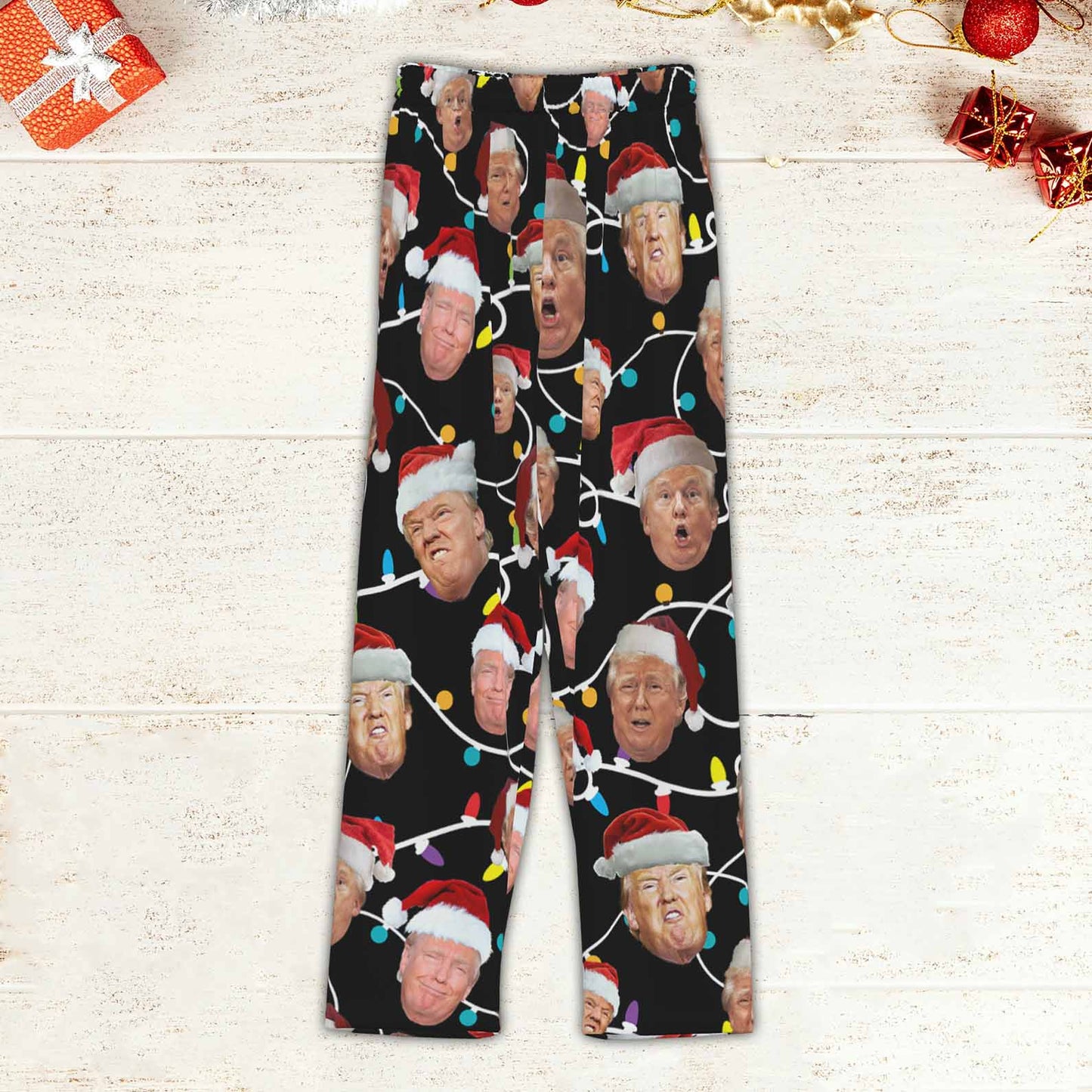 Funny Trump Face Pajamas,Trump Christmas Pajamas, Trump Won 2024 Pajamas M1763- GOP