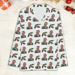 Trump Christmas Pajamas, Trump Xmas Holiday Pajamas, President Trump Pajamas 681829 - GOP