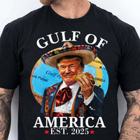 Trump Gulf Of America Shirt, Funny Trump With Taco Tee, 47th President Trump Shirt, Republicans Dark Shirt 682122 - GOP
