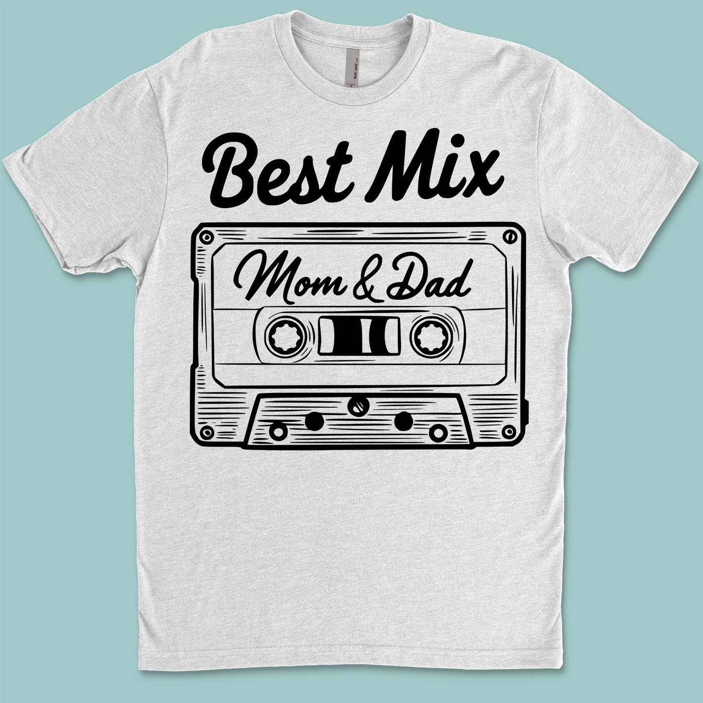 Best Mix of Mom and Dad – Funny Family T-Shirt | Funny Shirt for Parents, Family Matching Outfit |  Mother's Day, Father's Day Gift 682271