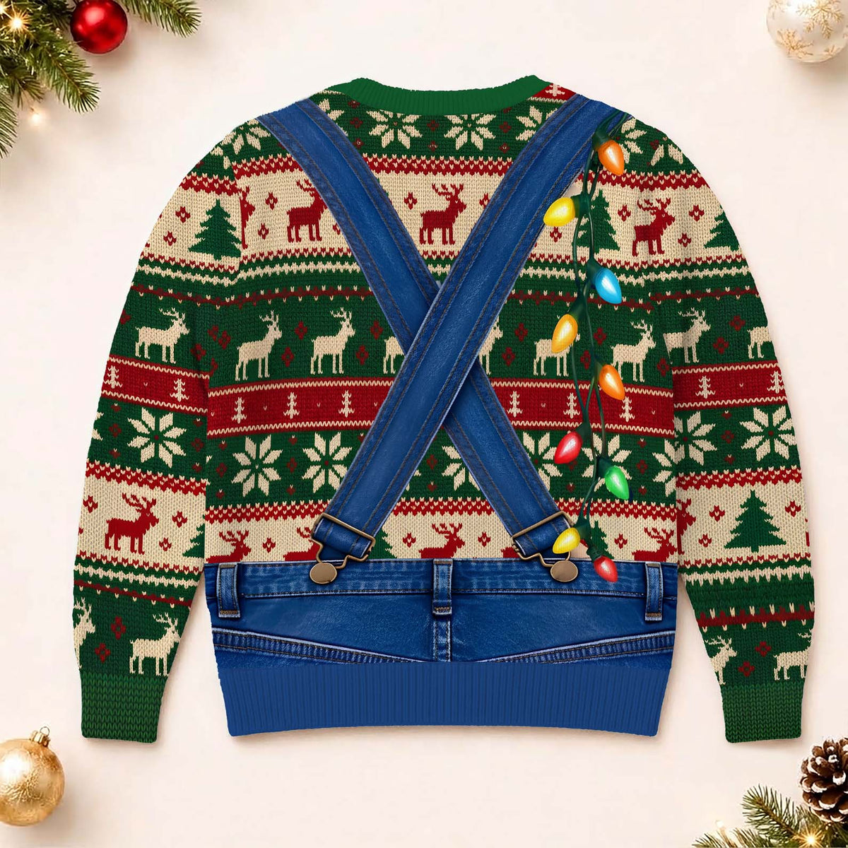Custom Pet Photo Ugly Christmas Sweatshirt, Personalized Dog Cat Holiday Sweater, Pet Lover Gift 686530