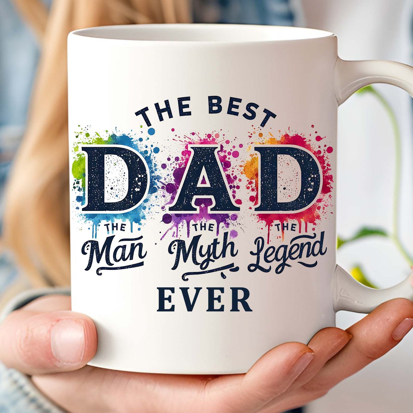 The Best Dad Ever Mug – The Man The Myth The Legend Coffee Mug | Father's Day Gift for Dad, Legend Dad Mug, Best Father Mug 682290