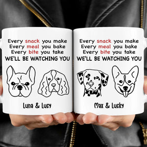 Every Snack You Make Personalized Custom Photo Dog Cat Mug T787