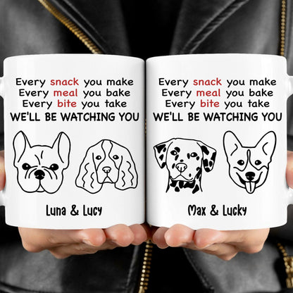 Every Snack You Make Personalized Custom Photo Dog Cat Mug T787