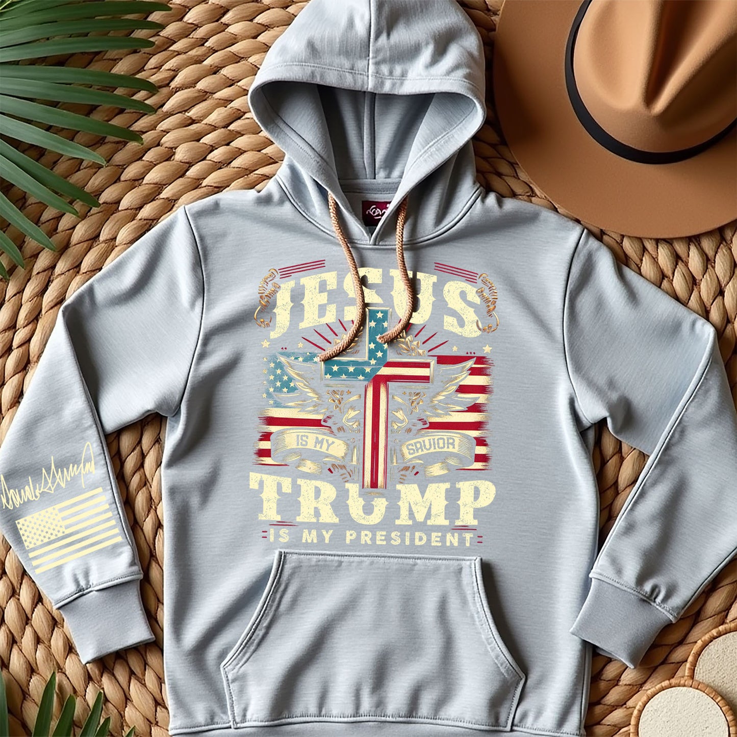 Jesus Is My Savior Trump Is My President Shirt, 47th President Trump Vintage Shirt, Republicans Dark Shirt 682109 - GOP