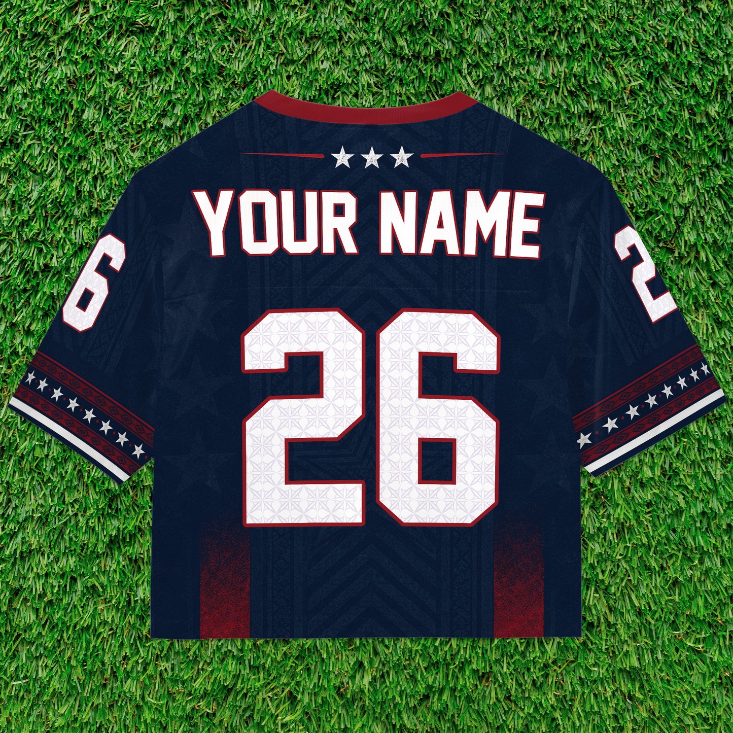 Personalized USA Crop Top Soccer Jersey, Custom Name & Number Football Jersey, USA Fan Crop Top Shirt 685469