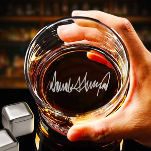 Fuck Your Feelings | Trump Won 2024 Whisky Glass | Trump 47th President Print Whisky Glasses T1748 - GOP