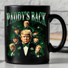 Trump Paddy's Back Black Mug, Funny President Trump St.Patrick's Day Mug, Trump Bootleg Black Mug 682025 - GOP