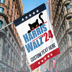 Cats For Kamala Harris 2024 Flag | Harris Walz Flag | Democrat Garden Flag House Flag T1590 - KH2