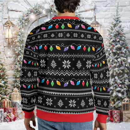 Merry Christmas Ya Filthy Animal Custom Face Ugly Sweater, Custom Photo Christmas All-Over-Printed Sweatshirt, Gift For Family 683467