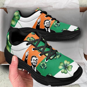 Trump Irish Flag Chunky Shoes | Trump Unisex Shoes | St. Patrick's Day Shoes | Chunky Shoes 681941 - GOP