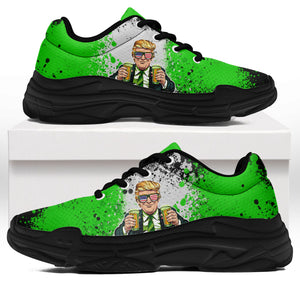 Trump Make St. Patrick's Day Great Again Chunky Shoes | Trump Unisex Shoes | St. Patrick's Day Shoes | Chunky Shoes 681943 - GOP