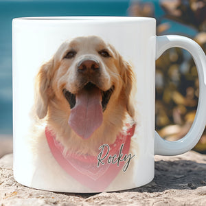 Custom Pet Photo Dog Coffee Mug