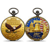 250 Years Anniversary 1776–2026 Pocket Watch, Patriotic 4th of July Pocket Watch 684027