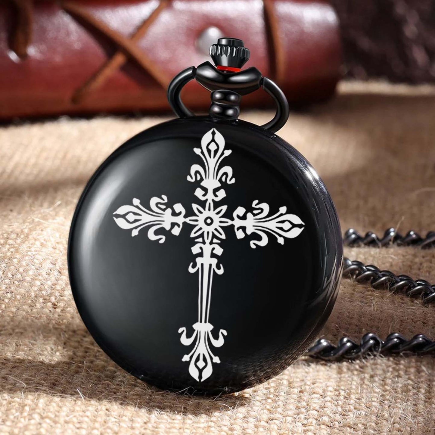 Bible Verse Pocket Watch, Christian Religious Pocket Watch, Christian Faith Pocket Watch Gift for Him 684055