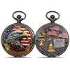 250 Years Of Freedom 1776–2026 Pocket Watch, 250 Years Anniversary Of America, Patriotic 4th of July Pocket Watch 684048
