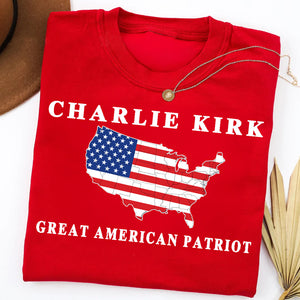 Great American Patriot Charlie Kirk Shirt | Charlie Kirk Red Shirt | We Wear Red Charlie Kirk Birthday October 14 | Red Freedom Shirt 682832