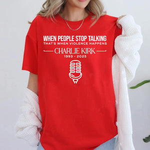 Free Speech Hero Charlie Kirk Shirt | Charlie Kirk Motivational Speech Red Shirt | We Wear Red Charlie Kirk Birthday October 14 | Red Freedom Shirt 682837