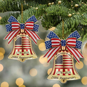 250 Years of the USA Acrylic Ornament | 250th Anniversary 1776–2026 Liberty Bell Ornament for Christmas Decor 683161