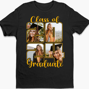 Class of 2024 Graduate - Live Preview Custom Graduation Tee - Personalized Photo Graduation Shirt C884