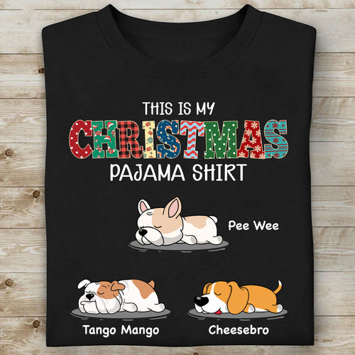 Pets Christmas Pajama, Live Preview Personalized Custom Photo Dog Cat Shirt C850