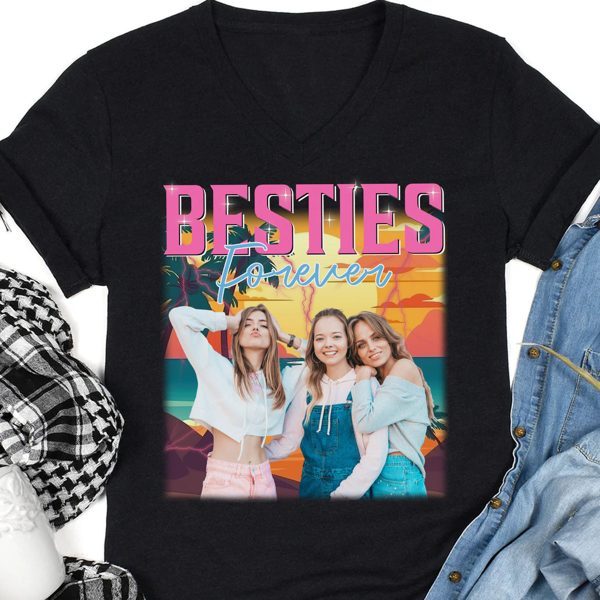 Live Preview Custom Your Own Photo Vintage Fathers Day For Husband