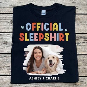 Official Sleepshirt Personalized Custom Photo Dog Cat Shirt C671