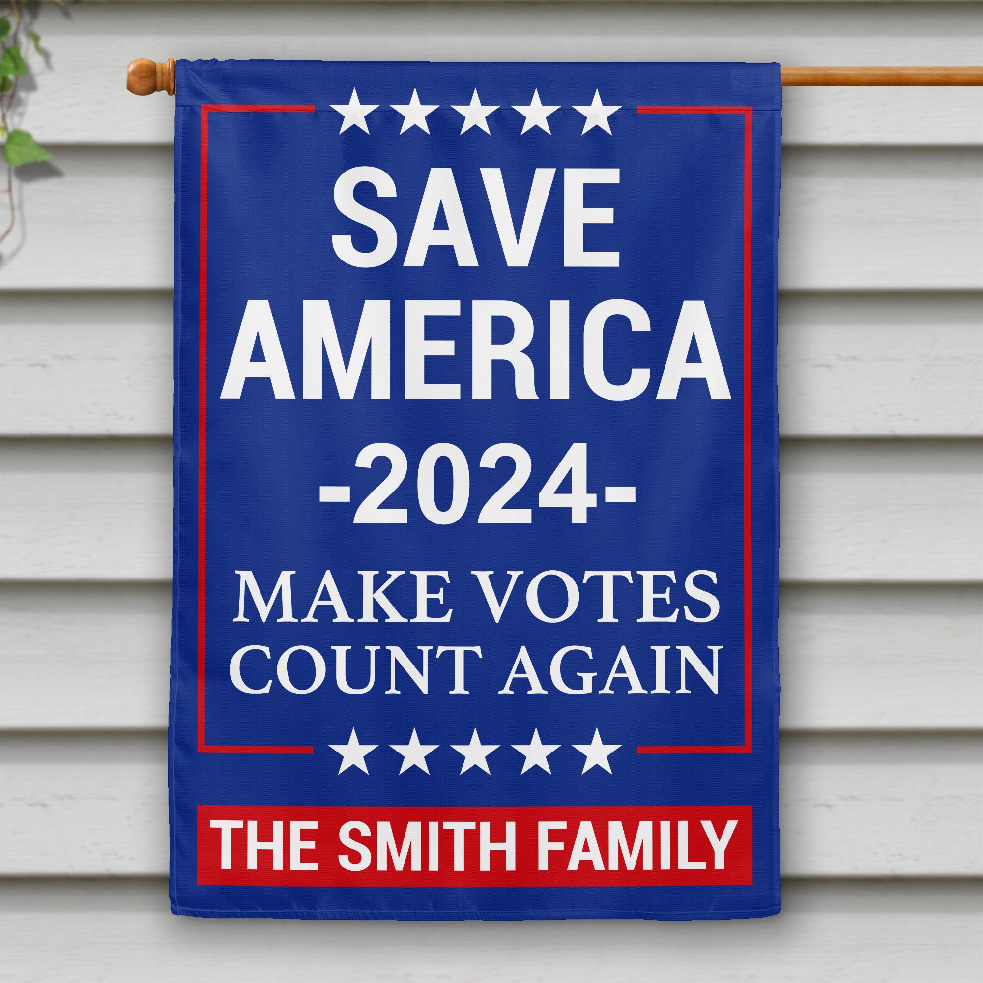 Save America, Make Votes Count Again | Donald Trump Homage Flag | Donald Trump Fan Flag | House Flag, Garden Flag C947 - GOP