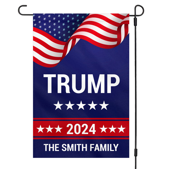 Trump 2024 Flag | Donald Trump Homage Flag | Donald Trump Fan Garden Flag C899 - GOP