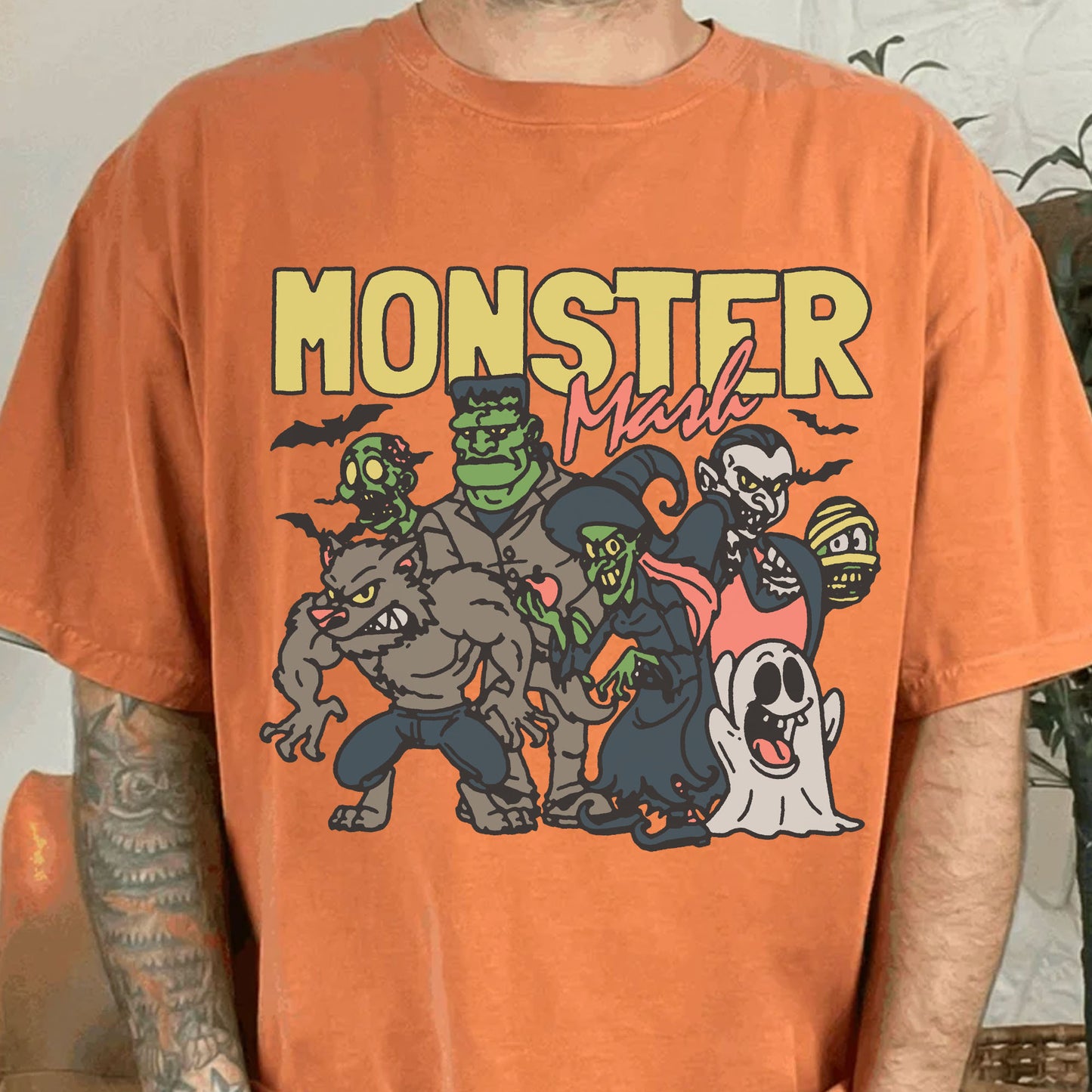Retro Monster Mash Halloween Shirt