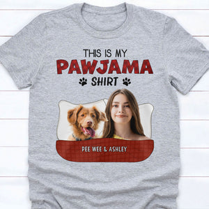 Pawjama Shirt, Personalized with Your Own Dog or Cat Photo Shirt C812