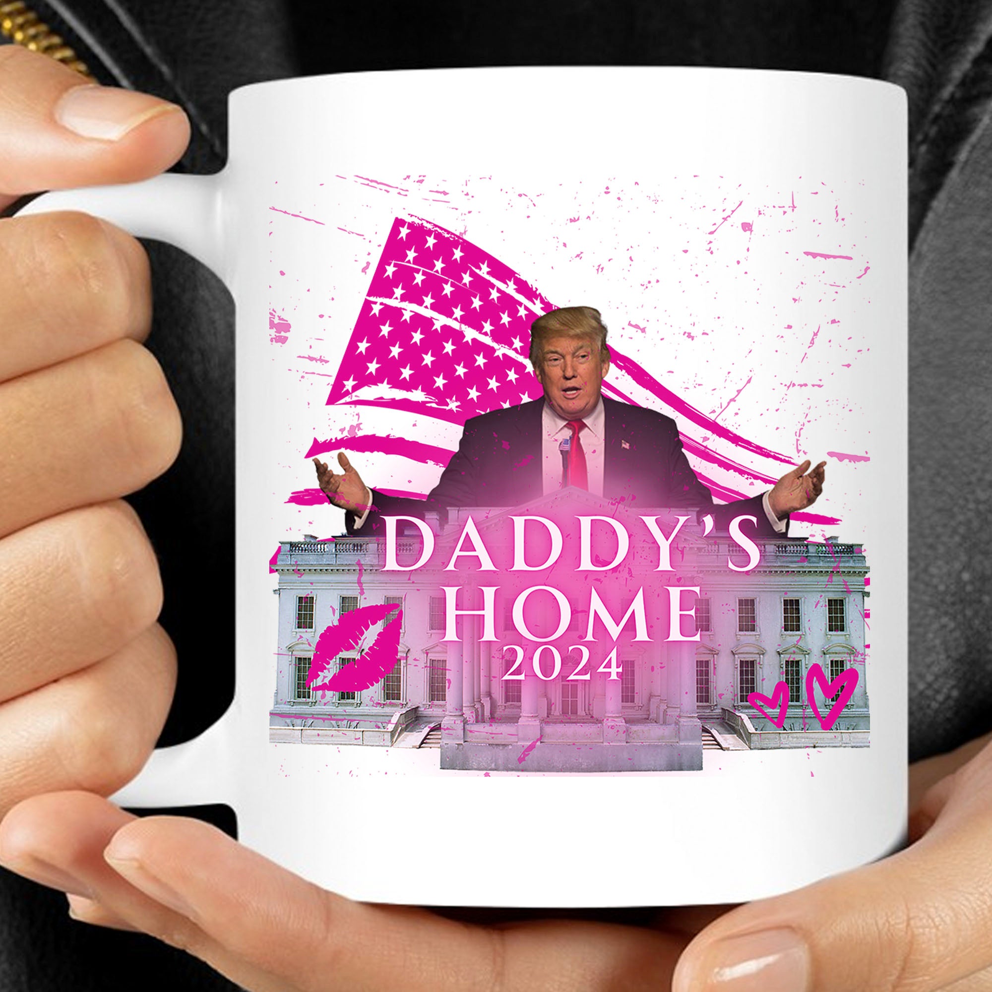 Daddy's Home Trump Mug | Donald Trump Homage Mug | Donald Trump Fan Mug | Personalized Custom Trump Mug C980 - GOP