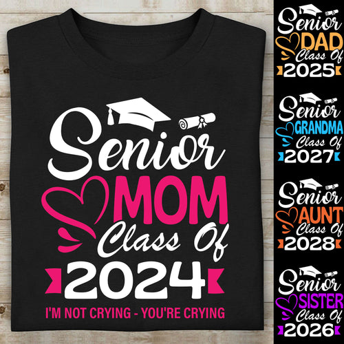 Proud Family Senior 2024 - Class Of 2024 - Personalized Custom Graduation Shirt T504V2