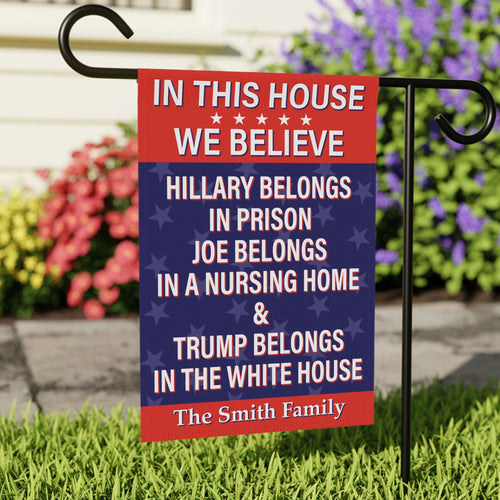 Anti Biden Flag | Donald Trump Homage Flag | Donald Trump Fan Flag | House Flag, Garden Flag C991 - GOP