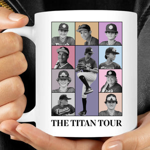 Custom Photo Eras Tour Mug, Personalized with Your Own Dog or Cat Photo Portrait Mug C792