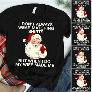 Matching Funny Family Christmas Shirt, Personalized Custom Family Sweatshirt C837