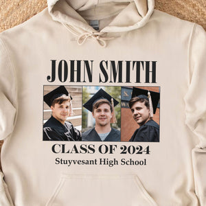 Live Preview Custom Graduation Tee - Class of 2024 - Senior 2024 - Personalized Photo Graduation Shirt C889