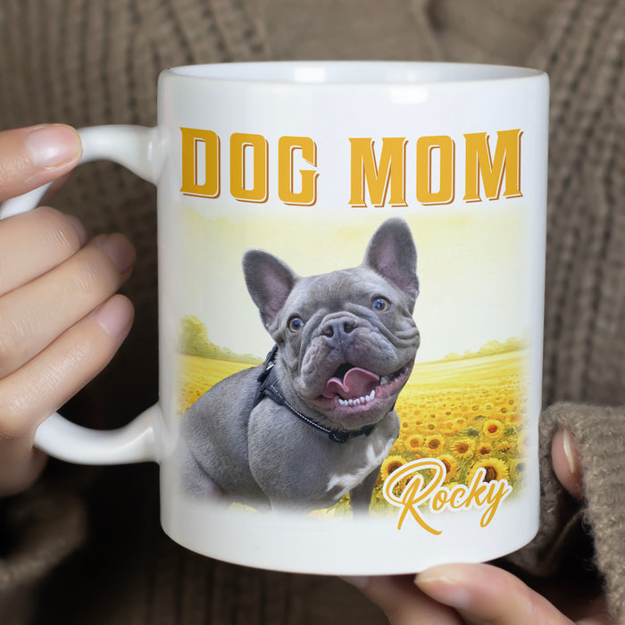 Live Preview Custom Your Pets Mug - Personalized with Your Own Dog or Cat Photo - Father's Day Mug, Mother's Day Mug C896