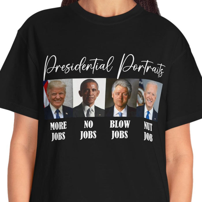 Presidential Portraits Shirt | Donald Trump Homage Shirt | Donald Trump Fan Tees C920 - GOP