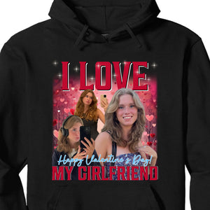 Live Preview Custom Your Own Bootleg Idea, Personalized Vintage Rap Shirt, Custom Valentines Photo Shirt C864