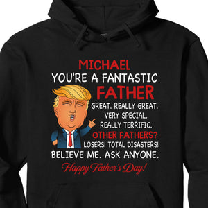 Donald Trump Funny Father's Day Shirt | Gift for Dad, Gift for Mom | Personalized Custom Father's Day Shirt C999 - GOP