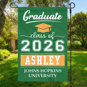 Personalized Graduate Senior Garden Flag Graduation Gift C638