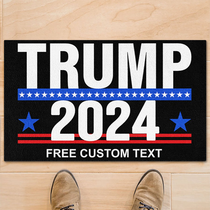 Trump 2024 Doormat | Donald Trump Fan Doormat | Personalized Custom Trump Doormat C949 - GOP