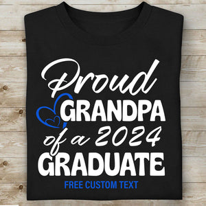 Proud Family Senior 2024 Personalized Custom Graduation Shirt T506V1