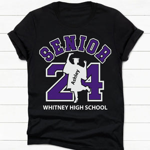 Senior 2024 Personalized Custom Graduation Shirt C630V1