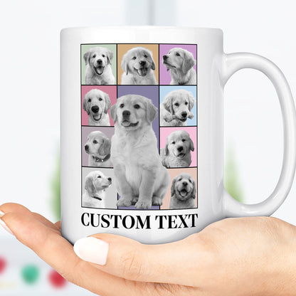 Custom Photo Eras Tour Mug, Personalized with Your Own Dog or Cat Photo Portrait Mug C792
